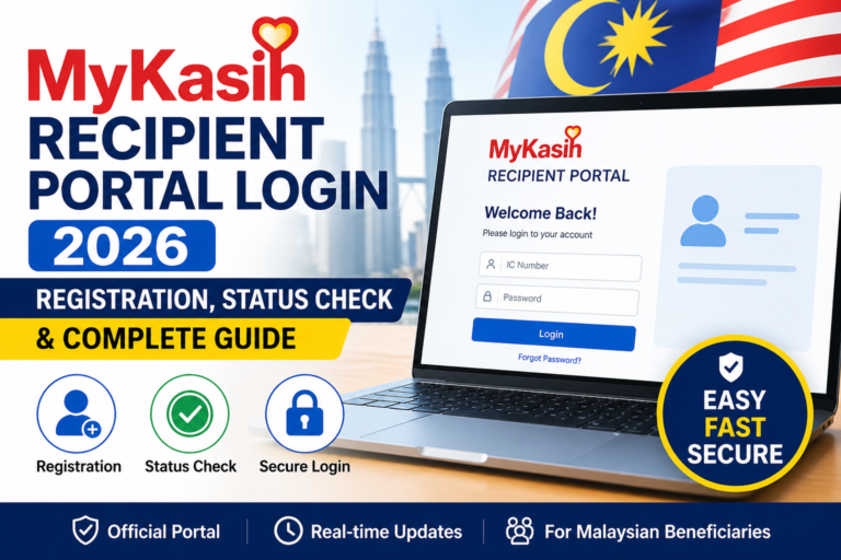 MyKasih Recipient Portal Login