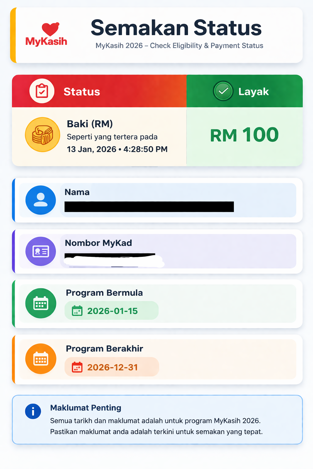 mykasih