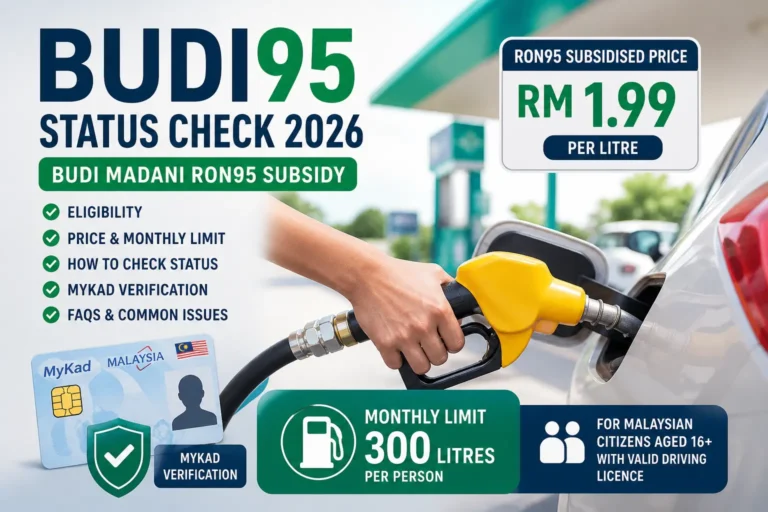 BUDI95 status check