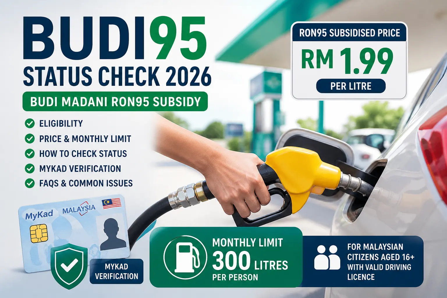 BUDI95 status check