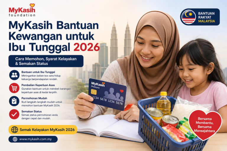 MyKasih Bantuan Kewangan untuk Ibu Tunggal