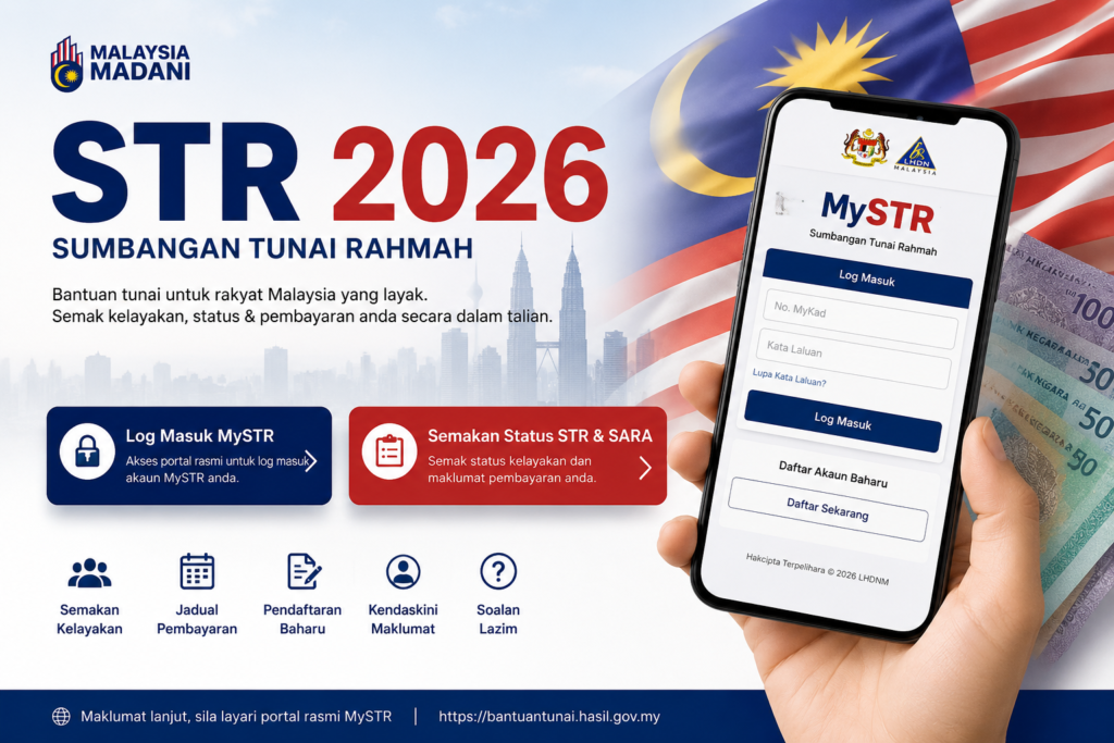 Malaysia STR 2026 Cash Aid Portal