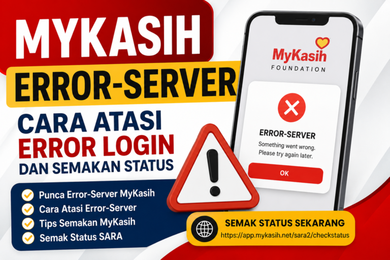 MyKasih Error Server Cara Atasi Error Login 4 MyKasih Error Server